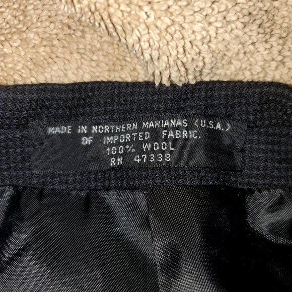 JEAN BAPTISTE CAUMOUNT CLASSIC MENS WOOL 2 PC SUIT - Picture 4 of 6